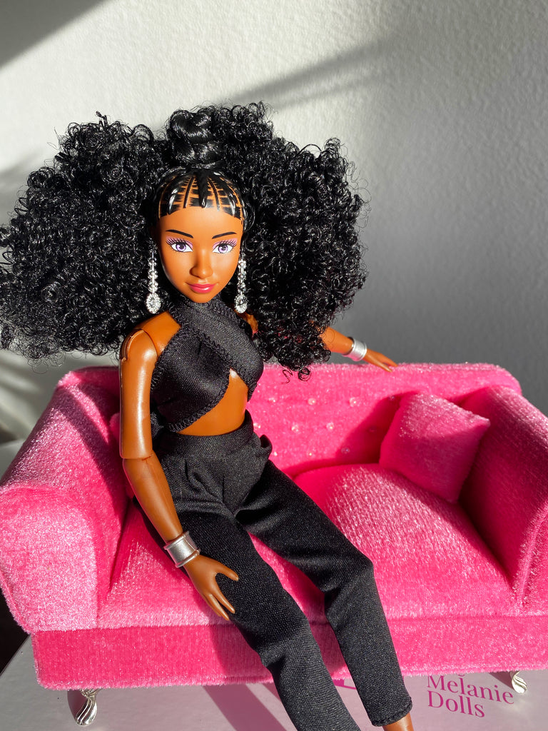 fun black doll toy baby girl, best gift for girls 